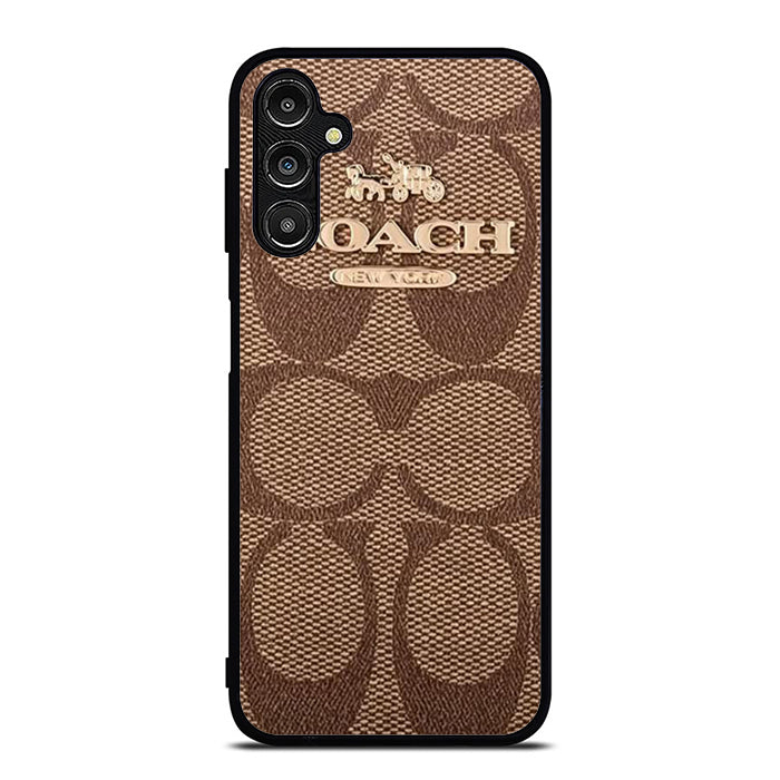 Coach Handbag Brown Samsung A14 Case