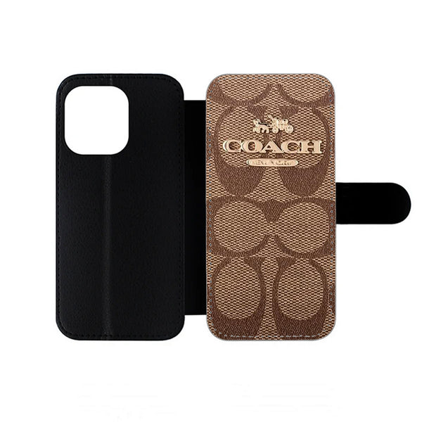Coach Handbag Brown iPhone Wallet Case