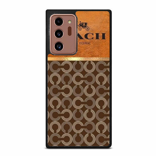Coach New York Logo Leather Samsung Note 20 Case