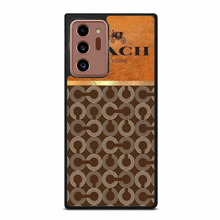 Coach New York Logo Leather Samsung Note 20 Case