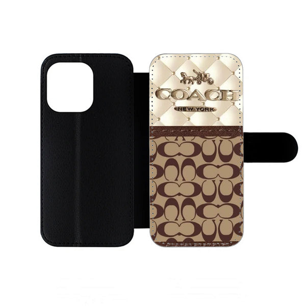 Coach New York Logo iPhone Wallet Case