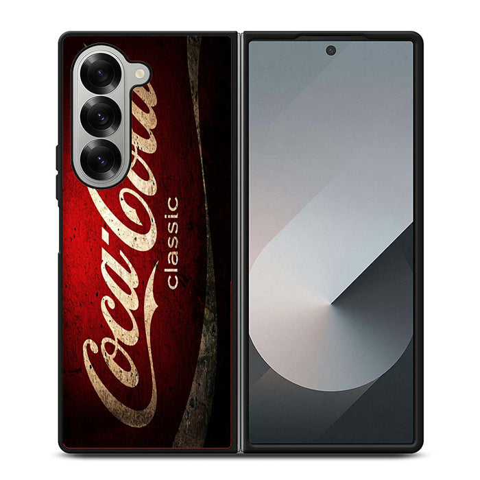 Coca Cola Vintage Samsung Z Fold 6 Case