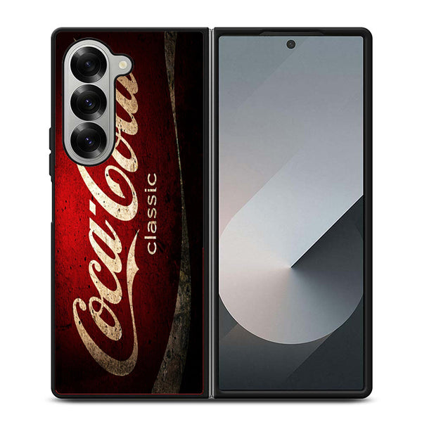 Coca Cola Vintage Samsung Z Fold Case