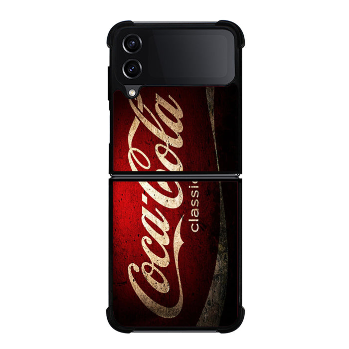 Coca Cola Vintage Samsung Z Flip 4 Case