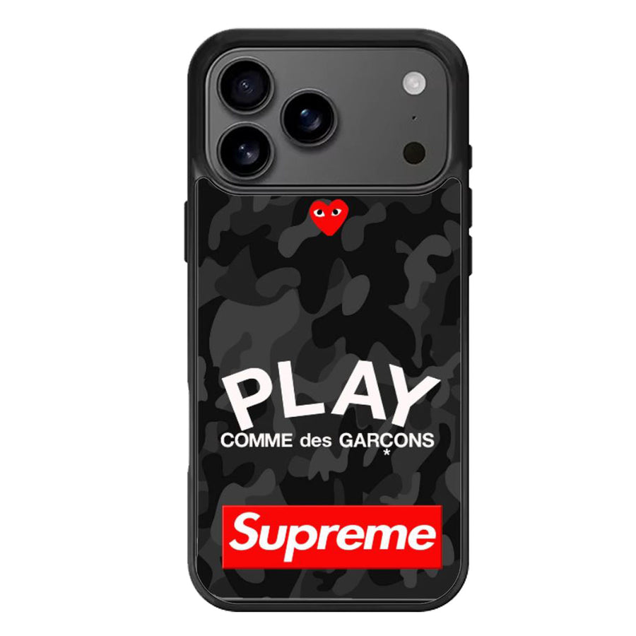 Comme Des Garcons Camo iPhone 17 Case