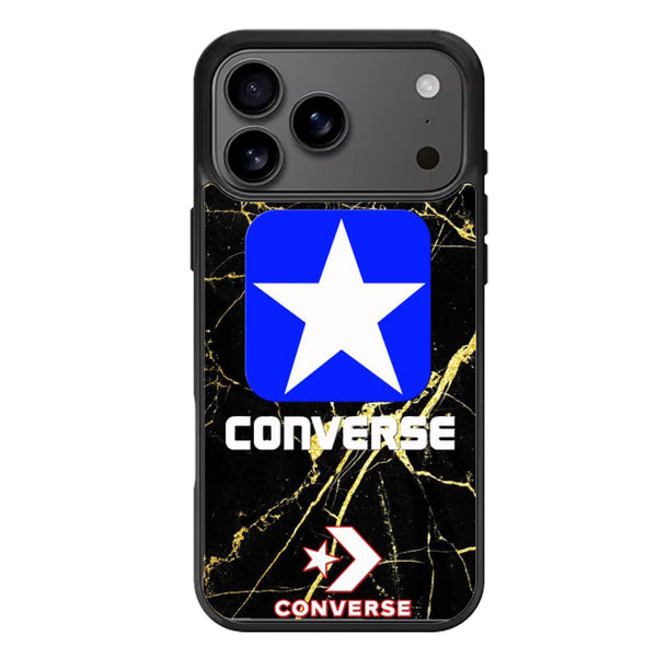 Converse Black Marble iPhone 17 Case