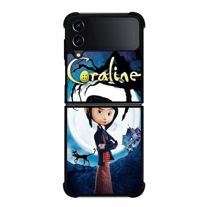 Coraline Cartoon Dark Horror Samsung Z Flip Case
