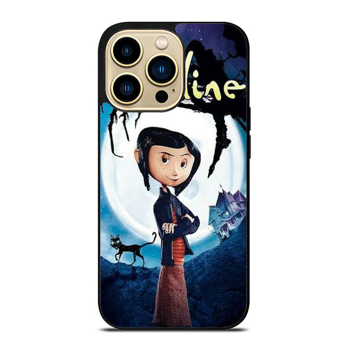 Coraline Cartoon Dark Horror iPhone 15 Case