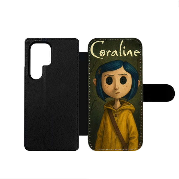 Coraline Cartoon Pose Samsung Wallet Case