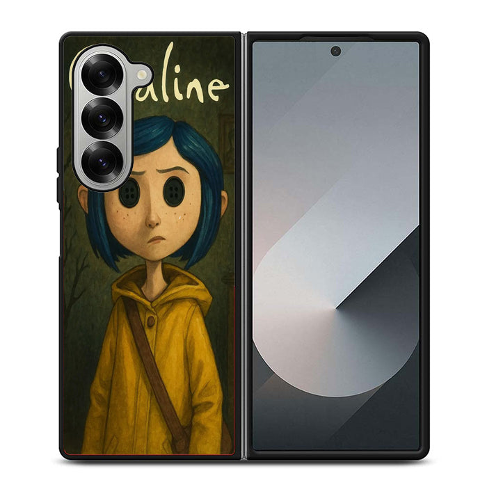 Coraline Cartoon Pose Samsung Z Fold Case