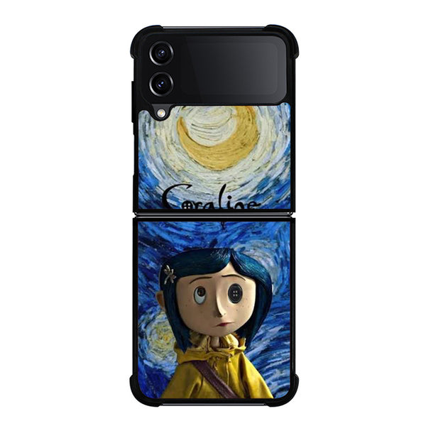 Coraline Cartoon Samsung Z Flip 4 Case