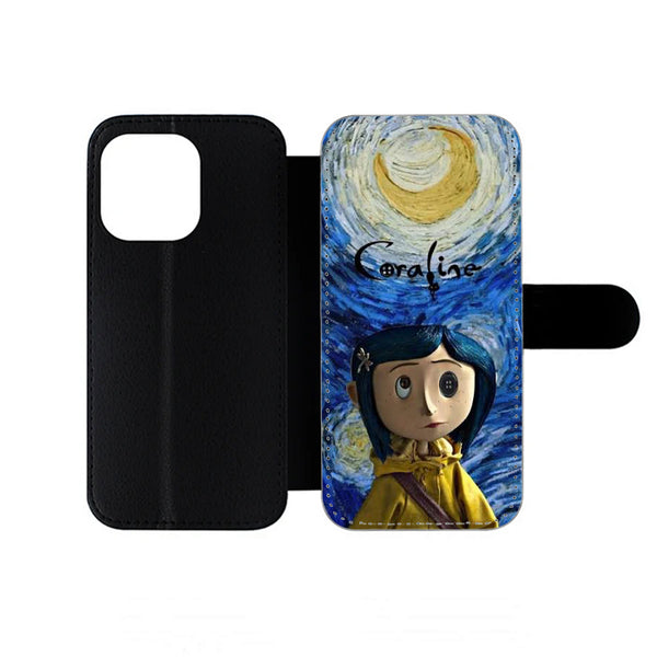Coraline Cartoon iPhone Wallet Case