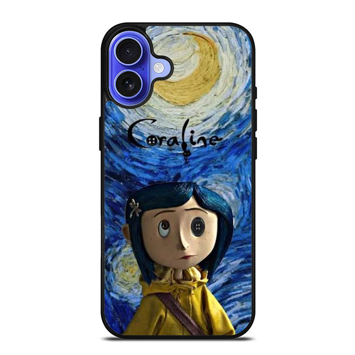 Coraline Cartoon iPhone 16 Case
