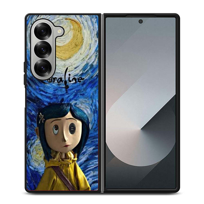Coraline Cartoon Samsung Z Fold Case