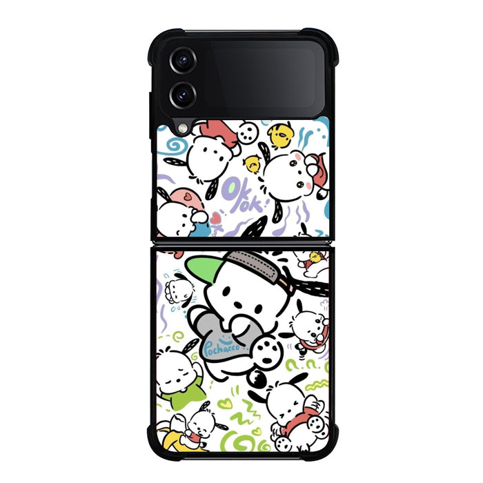 Cute Pochacco Samsung Z Flip 4 Case