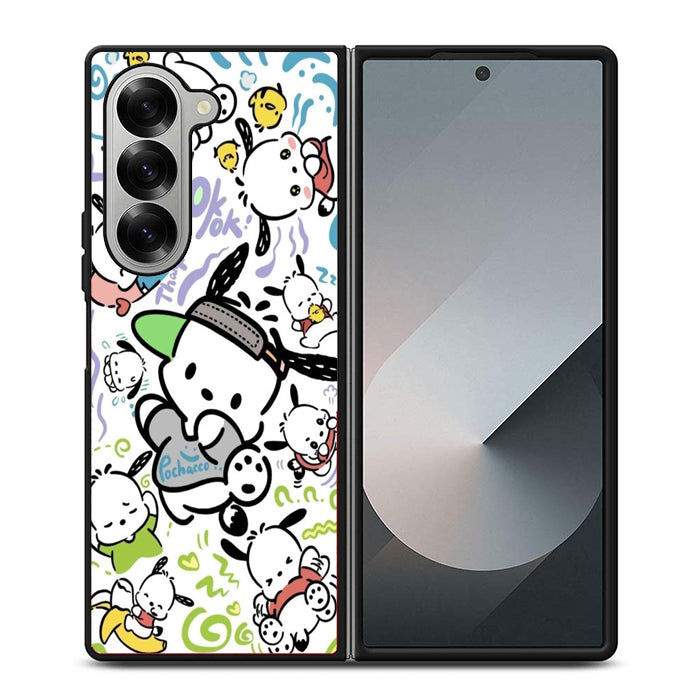 Cute Pochacco Samsung Z Fold 6 Case