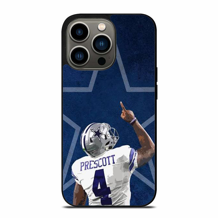 Dak Prescott 4 Dallas Cowboys iPhone 13 Case