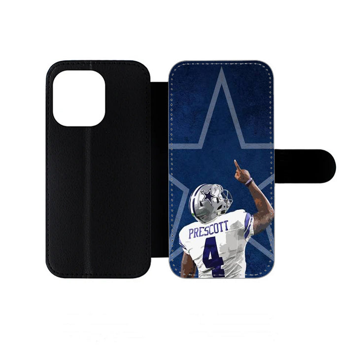 Dak Prescott 4 Dallas Cowboys iPhone Wallet Case