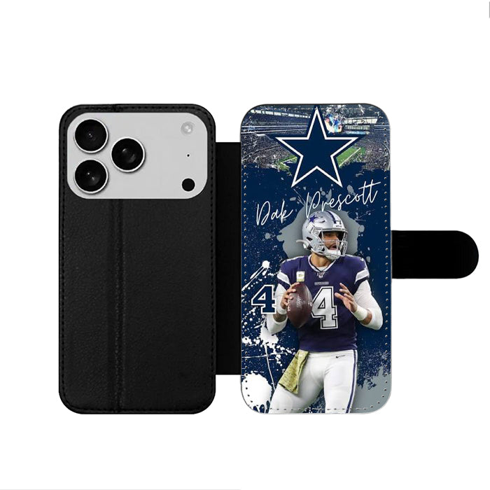 Dak Prescott Dallas Cowboys iPhone 17 Wallet Case