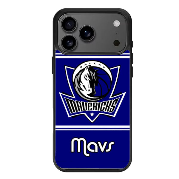 Dallas Mavericks Logo Blue iPhone 17 Case