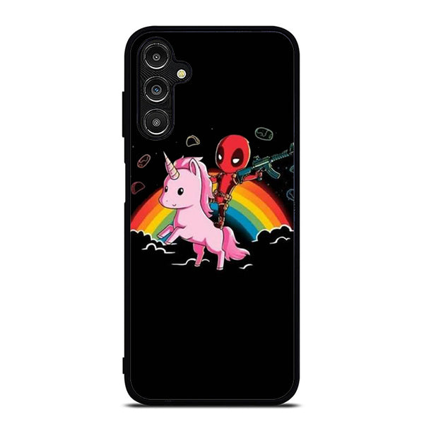 Deadpool Unicorn Rainbow Samsung A14 Case