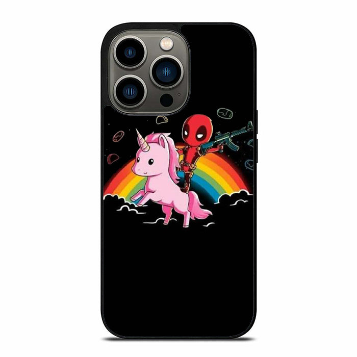 Deadpool Unicorn Rainbow iPhone 13 Case