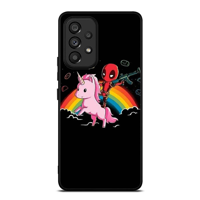 Deadpool Unicorn Rainbow Samsung A53 Case