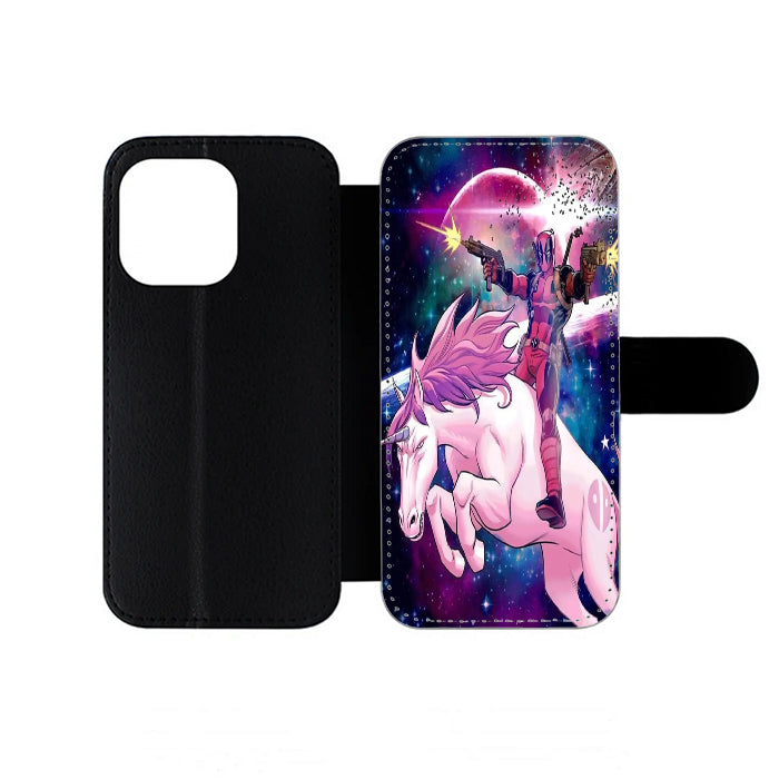 Deadpool And Unicorn iPhone Wallet Case