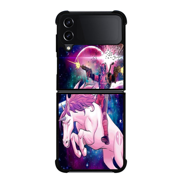 Deadpool And Unicorn Samsung Z Flip 4 Case