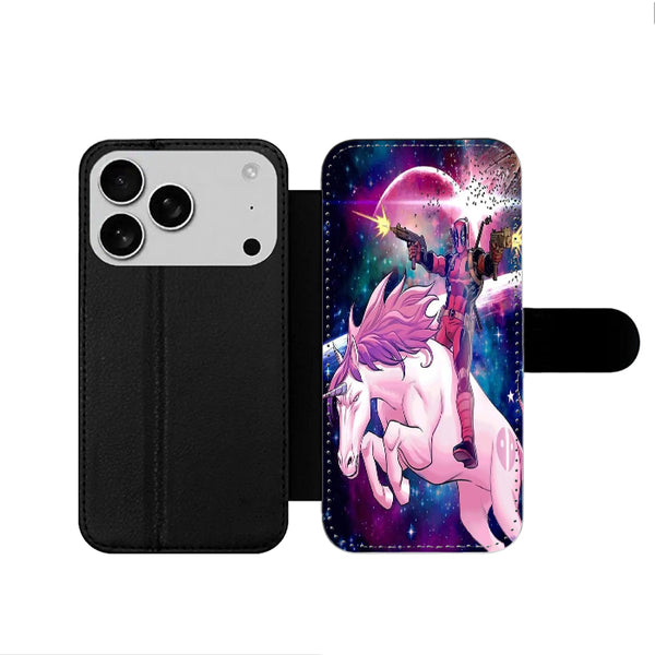 Deadpool And Unicorn iPhone 17 Wallet Case