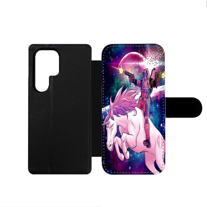 Deadpool And Unicorn Samsung Wallet Case
