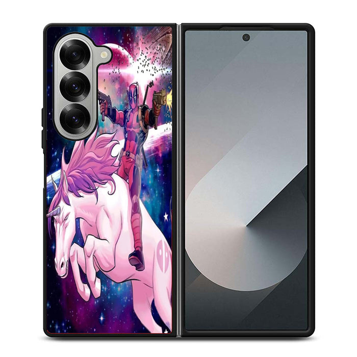 Deadpool And Unicorn Samsung Z Fold Case