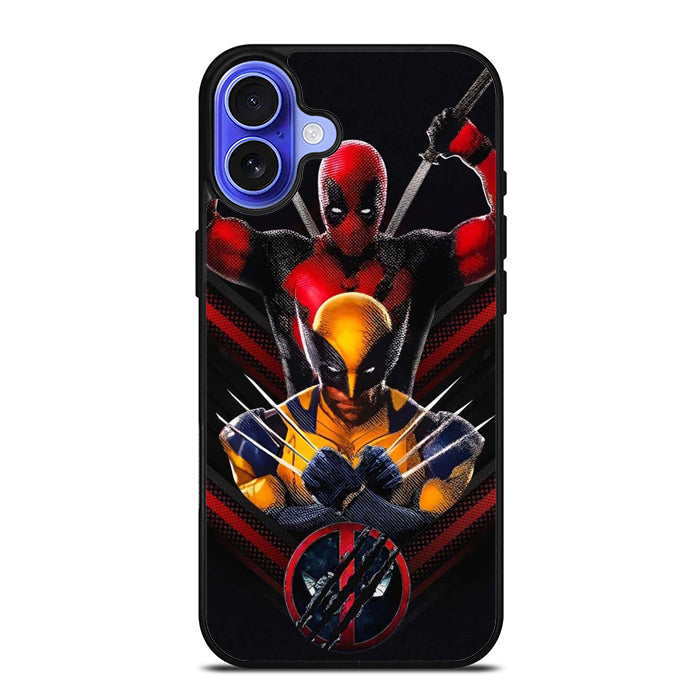 Deadpool Vs Wolverine Poster iPhone 16 Case