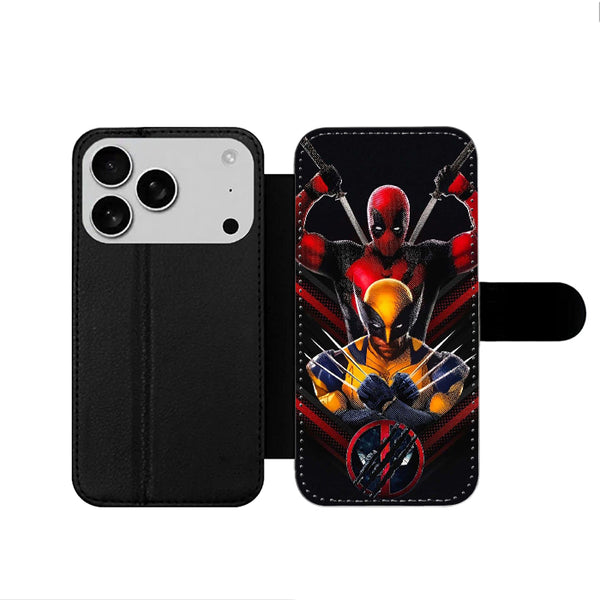 Deadpool Vs Wolverine Poster iPhone 17 Wallet Case