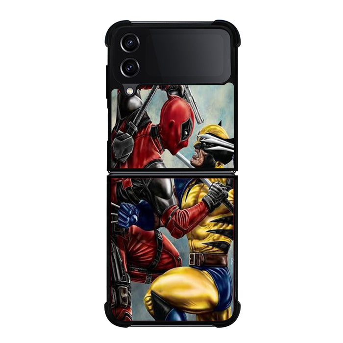 Deadpool Vs Wolverine Samsung Z Flip 4 Case