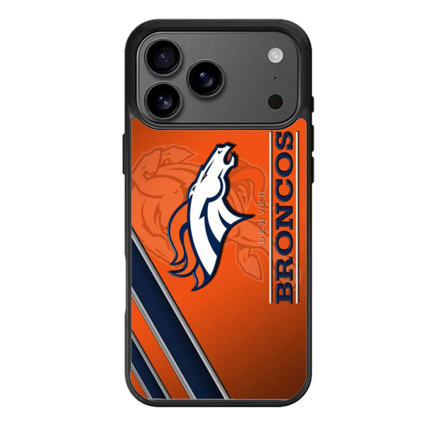 Denver Broncos Wallpaper Logo iPhone 17 Case