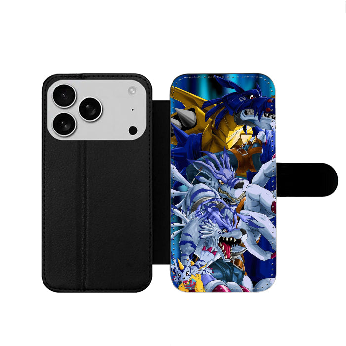 Digimon Evolution iPhone 17 Wallet Case
