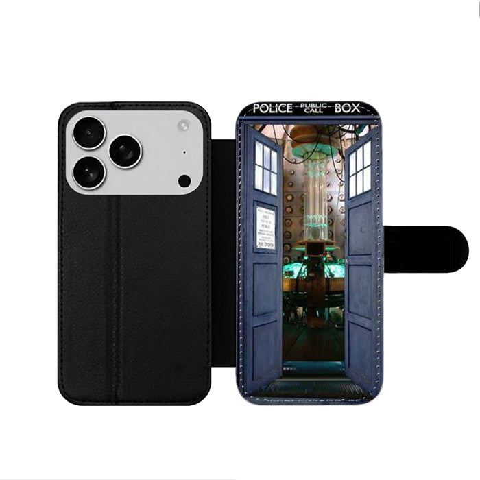 Dr Who Tardis Box Public iPhone 17 Wallet Case