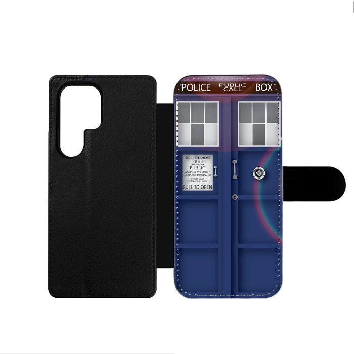 Dr Who Tardis Box Samsung Wallet Case