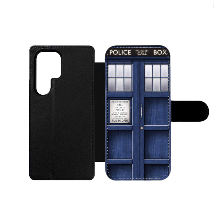 Dr Who Tardis Outside Samsung Wallet Case