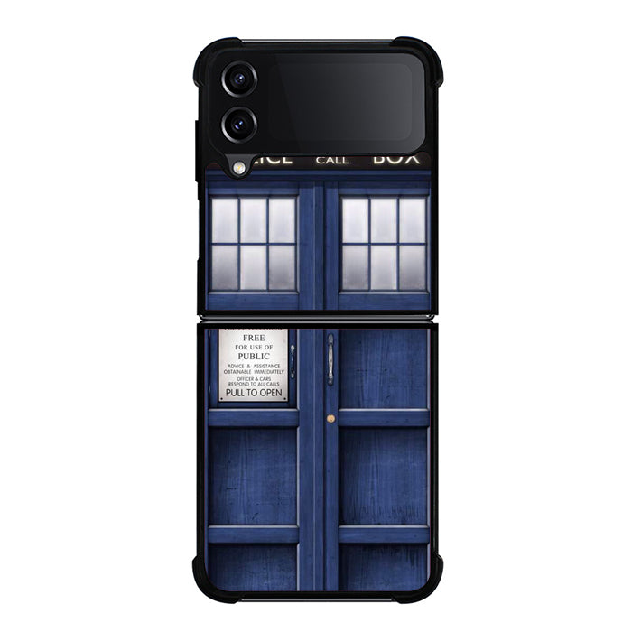 Dr Who Tardis Outside Samsung Z Flip Case