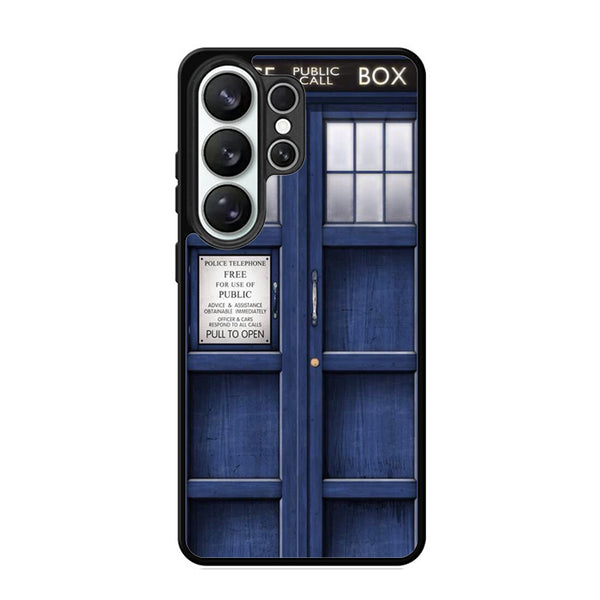 Dr Who Tardis Outside Samsung S26 Case