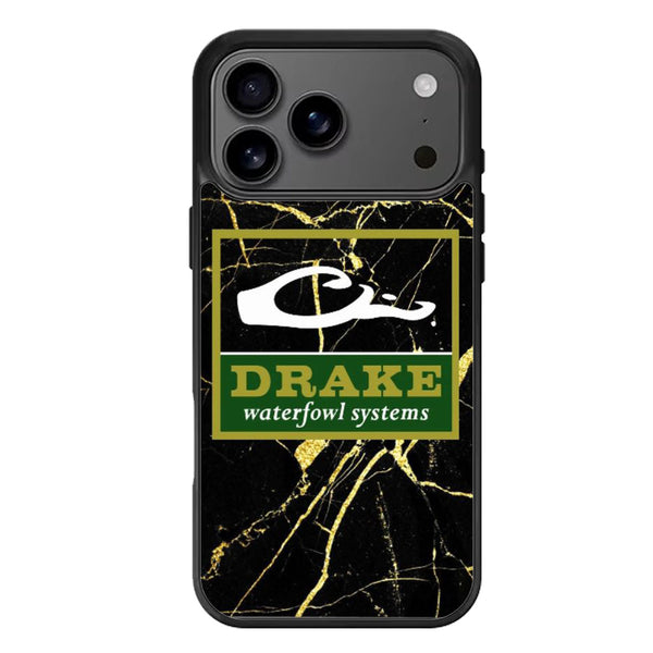 Drake Waterfowl Black Marble iPhone 17 Case
