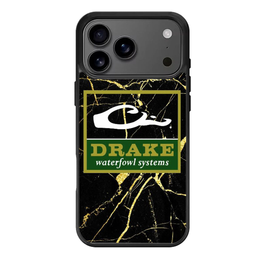 Drake Waterfowl Black Marble iPhone 17 Case