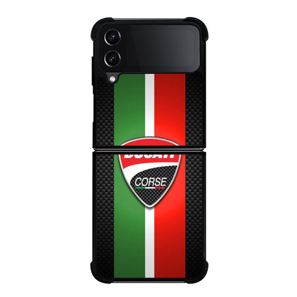 Ducati Corse Italian Flag Samsung Z Flip 4 Case