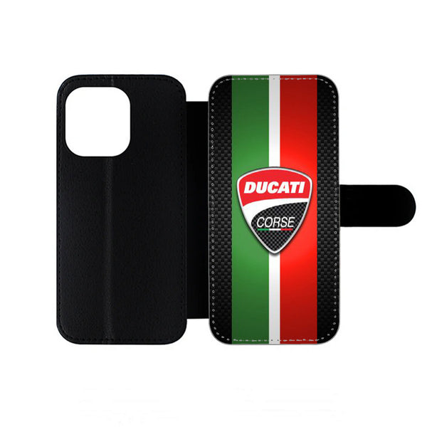 Ducati Corse Italian Flag iPhone Wallet Case