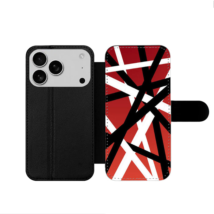 Eddie Van Halen Flag iPhone 17 Wallet Case
