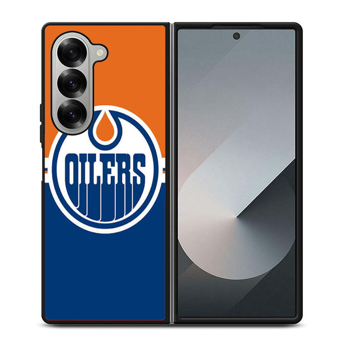 Edmonton Oilers Logo Samsung Z Fold 6 Case