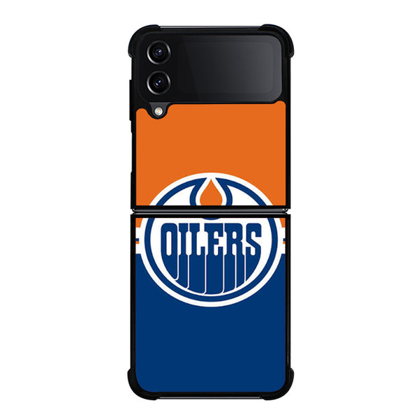Edmonton Oilers Logo Samsung Z Flip 4 Case