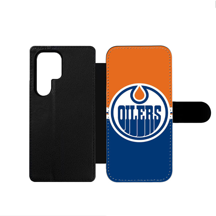 Edmonton Oilers Logo Samsung Wallet Case